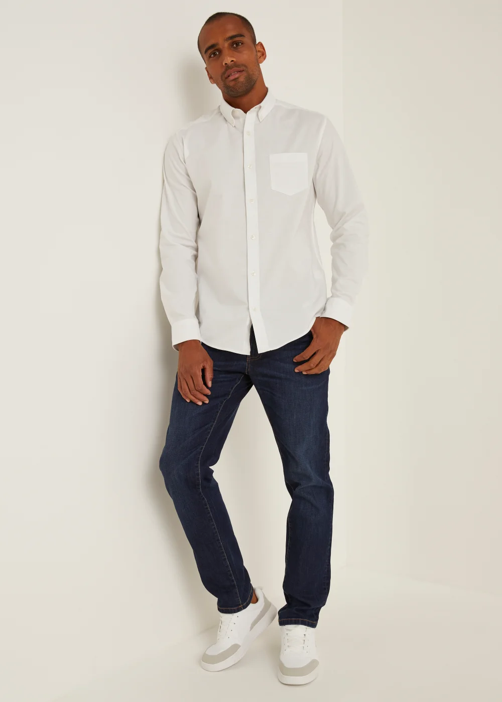 White Oxford Shirt - Small Image 5