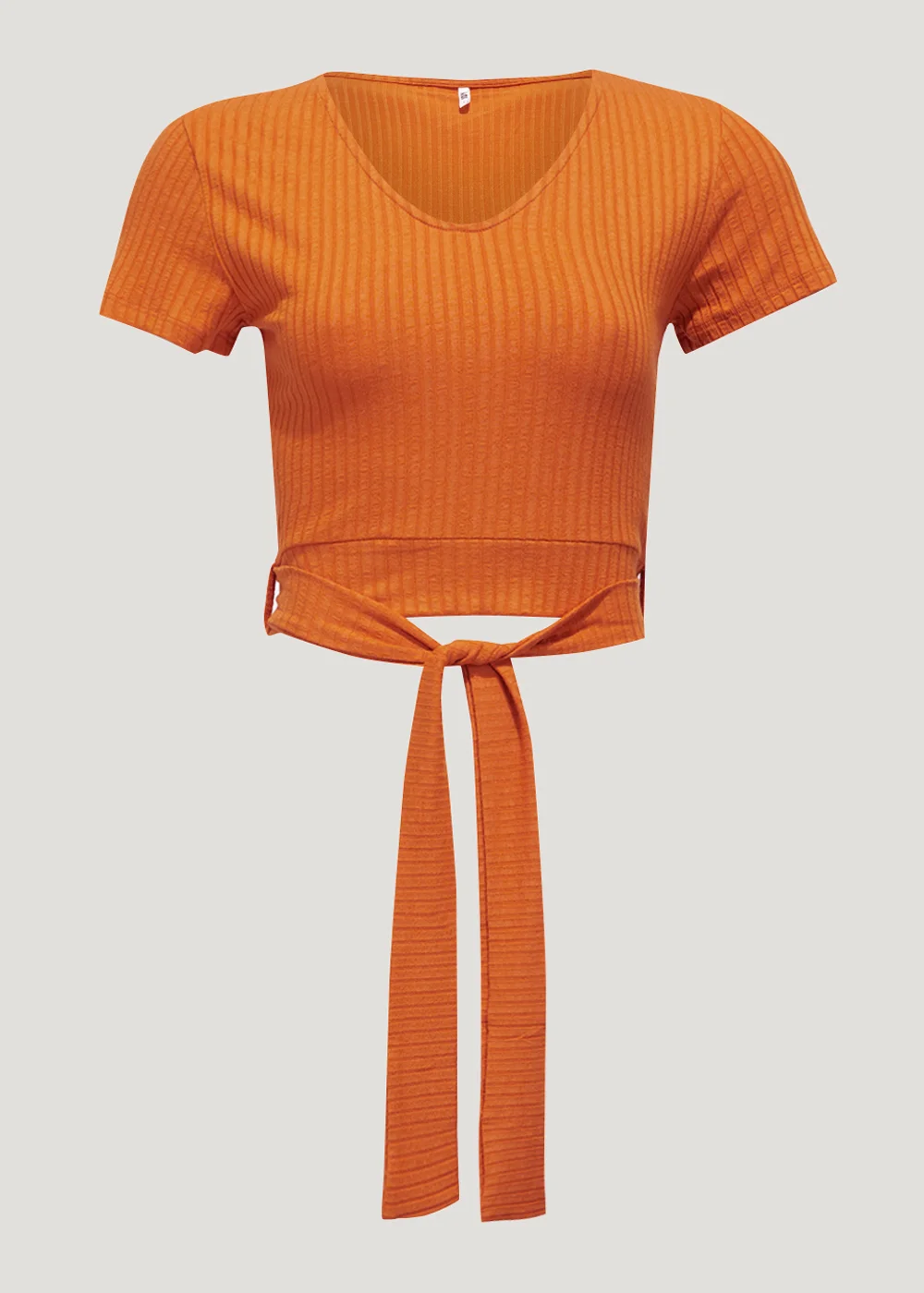 JDY Fransika Orange Top - S - UK 8 Image 4