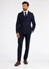 Broken Stitch Yeats Navy Pinstripe Suit Waistcoat - 36 Chest Regular Image 3