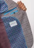 Broken Stitch Grey James Check Suit Jacket - 38 Chest Short Image 2