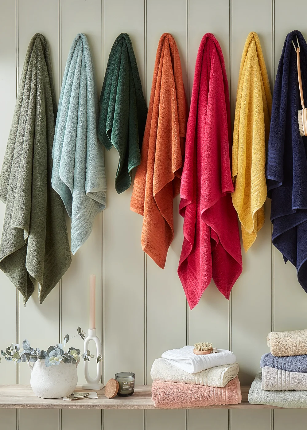 Orange 100% Egyptian Cotton Towels - Hand Towel Image 3