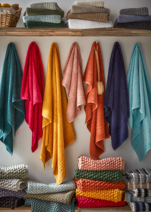 Orange 100% Egyptian Cotton Towels - Hand Towel Image 4