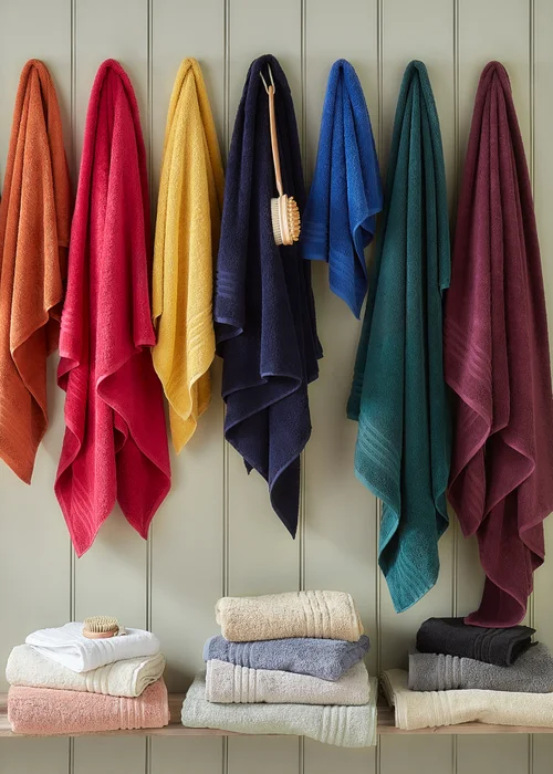 Dusky Pink 100% Egyptian Cotton Towels - Hand Towel Image 4