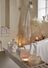 White 100% Cotton Ribbed Towels - Hand Towel Image 2
