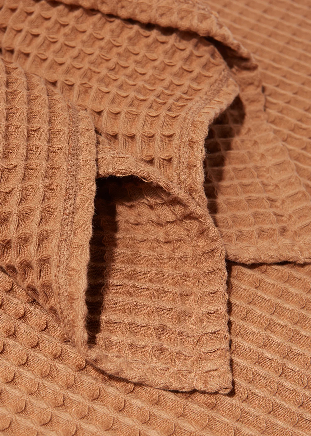 2 Pack Terracotta Waffle Tea Towels (69cm x 51cm) Image 2