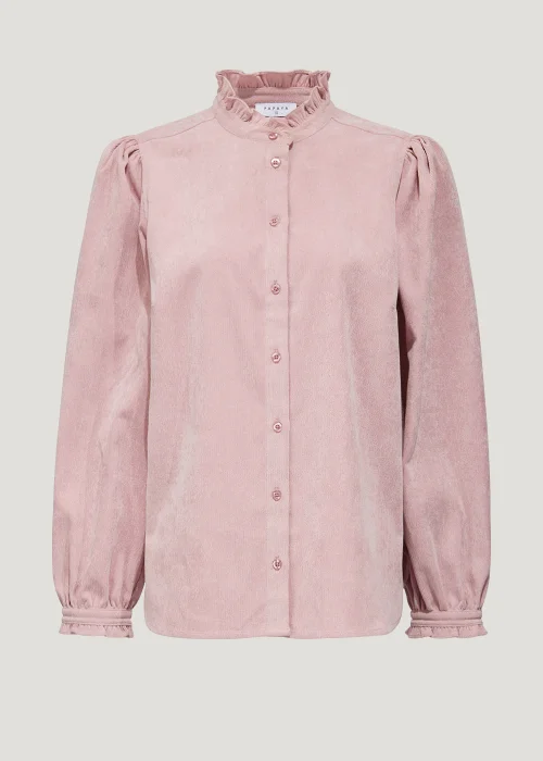 Pink Cord High Neck Shirt - Size 8 Image 2