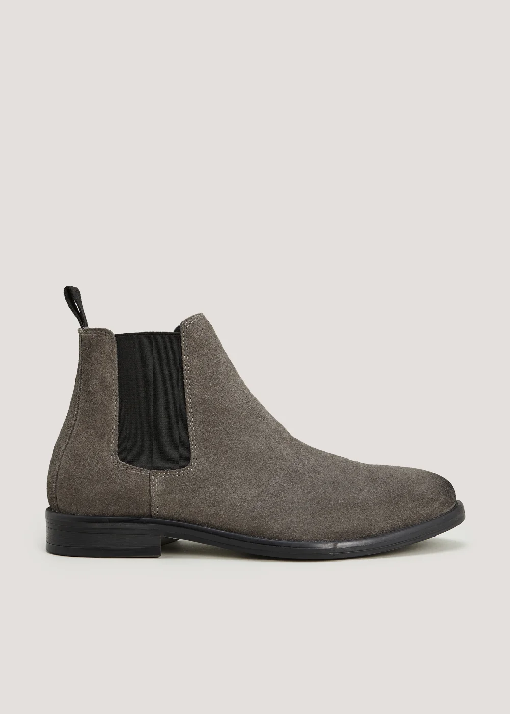 Grey Suede Chelsea Boots - Size 6 Image 1