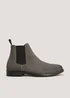 Grey Suede Chelsea Boots - Size 6 Image 1