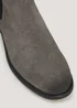 Grey Suede Chelsea Boots - Size 6 Image 2