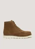 Tan Suede Apron Boots - 6 Image 1