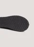 Black Suede Chunky Mule Slippers - Size 6 Image 2