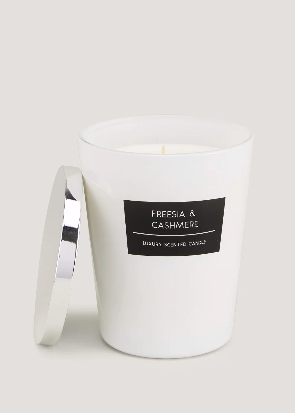 Freesia & Cashmere Luxury Scented Candle (16cm x 14cm) Image 1
