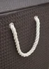 Grey Waffle Narrow Laundry Box (40cm x 21cm x 60cm) Image 2