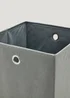 2 Pack Grey Foldable Storage Boxes (27cm x 27cm x 27cm) Image 2