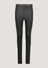 Rosie Black Coated Jeggings (Long Length) - Size 08 33 leg Image 3