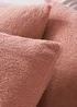 Pink Teddy Fleece Duvet Cover - Single Image 4