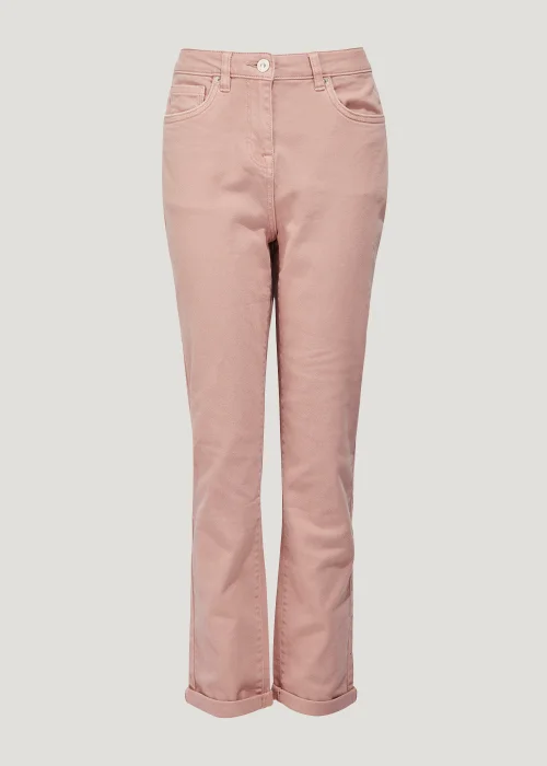 Grace Pink Straight Fit Jeans (Long Length) - Size 8 Image 3