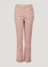 Grace Pink Straight Fit Jeans (Long Length) - Size 8 Image 3