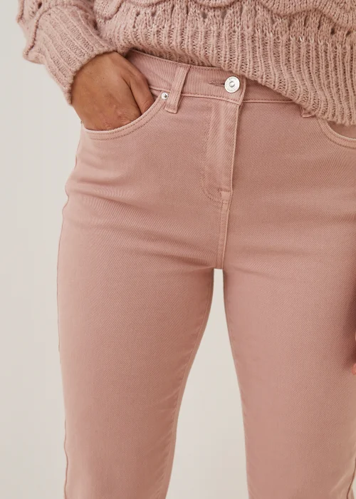 Grace Pink Straight Fit Jeans (Long Length) - Size 8 Image 2