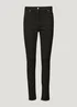 Black Split Hem Jeans - Size 8 Image 3