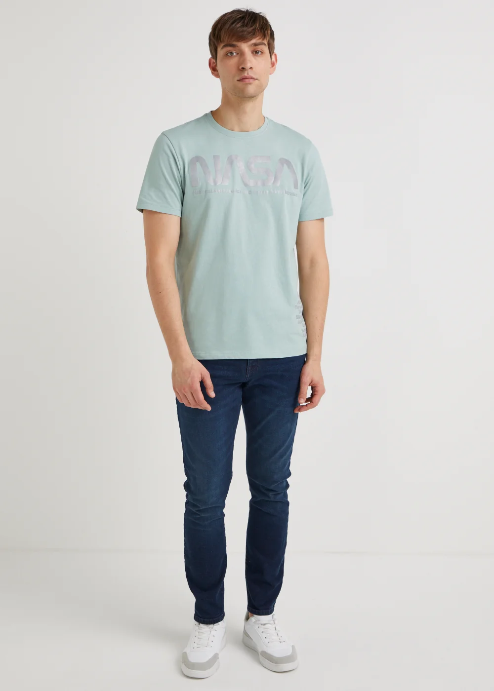 Dark Wash Stretch Skinny Jeans - 30 Waist Regular Image 1