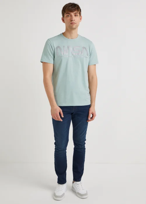 Dark Wash Stretch Skinny Jeans - 30 Waist Regular Image 1