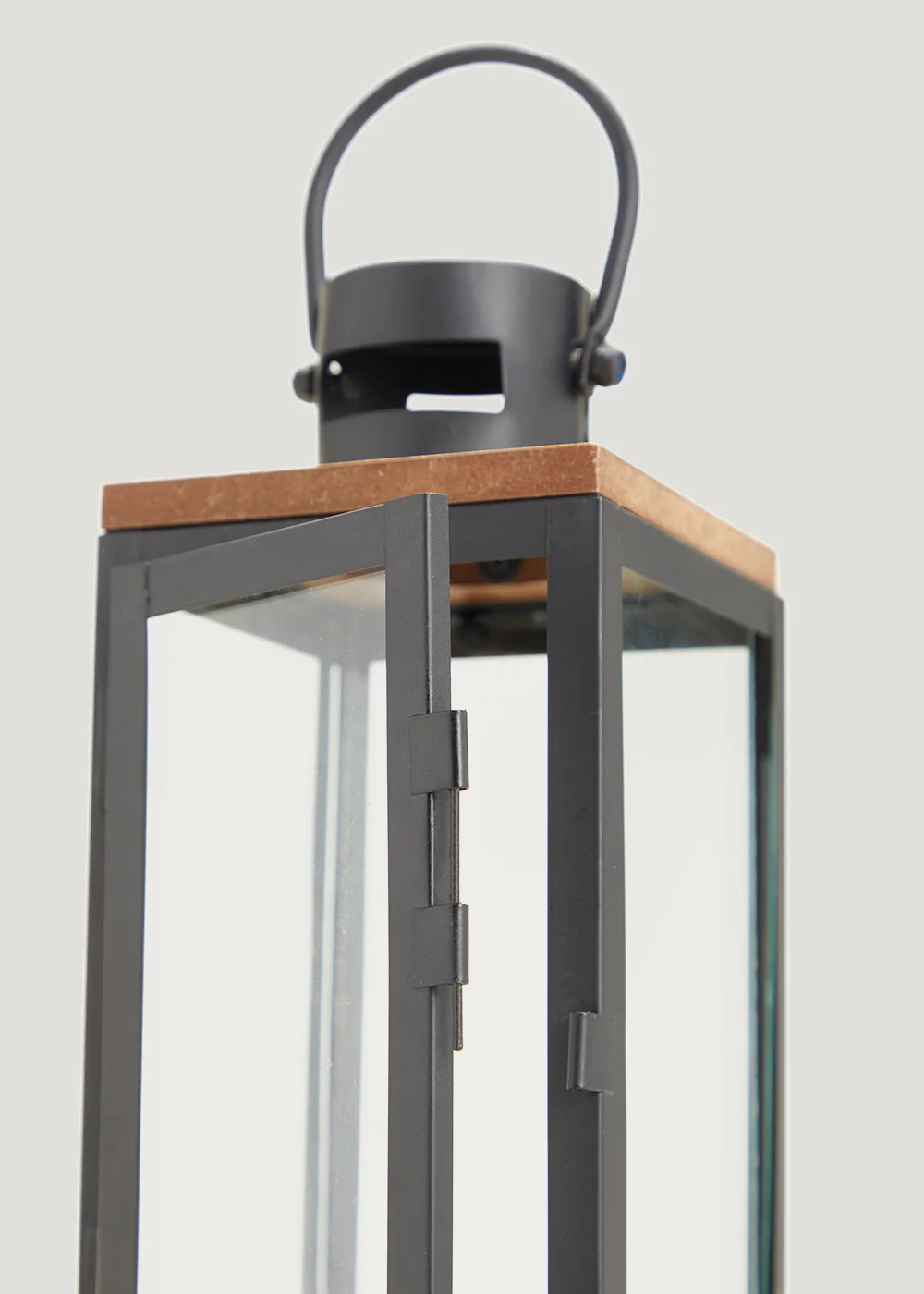Black Metal Lantern (30cm) Image 2