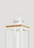 White Metal Lantern (19.5cm) Image 2