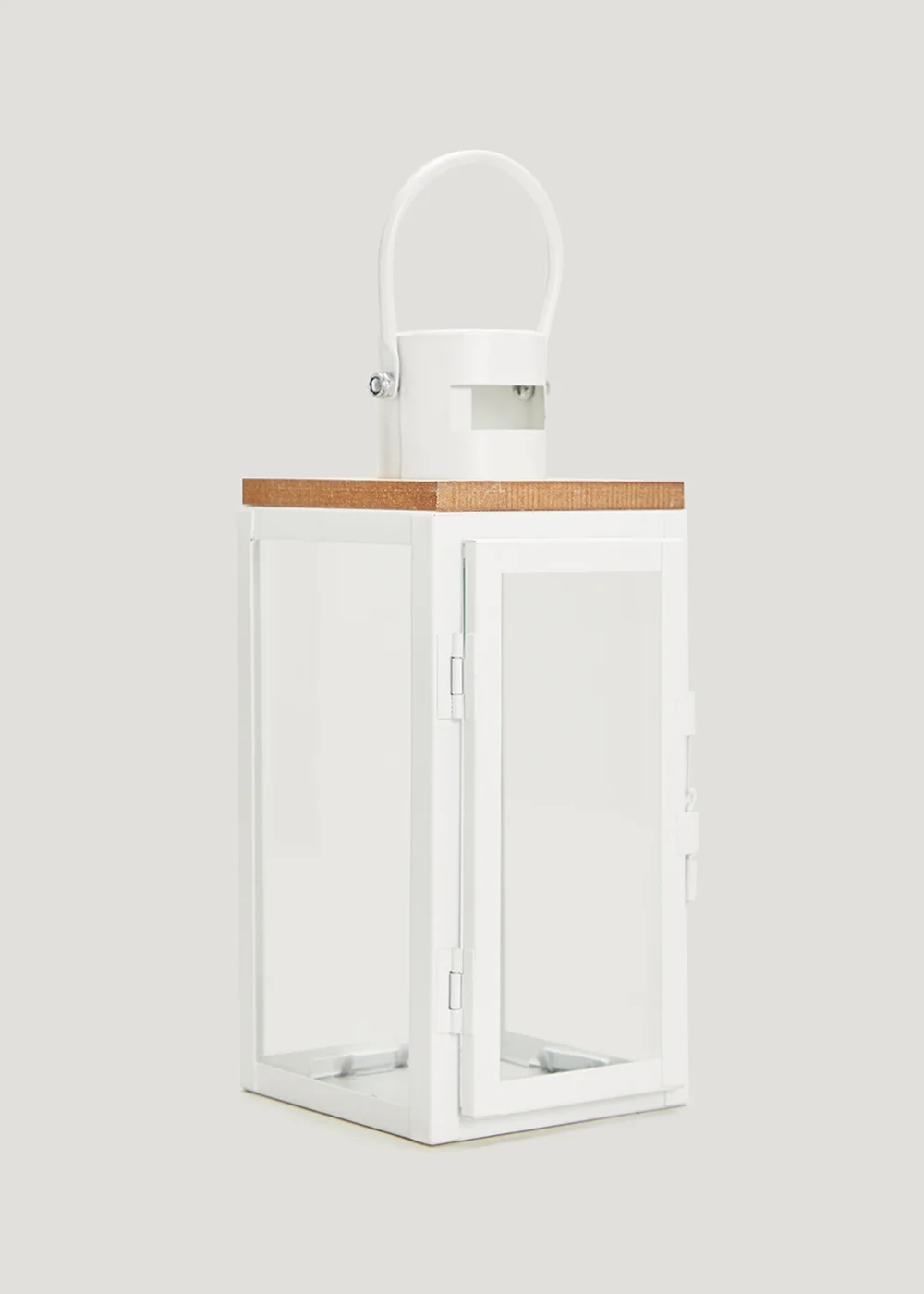 White Metal Lantern (19.5cm) Image 1