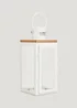 White Metal Lantern (19.5cm) Image 1