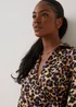 Be Beau Leopard Print Wrap Dress - 6 Image 4