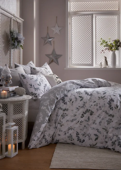 Eucalyptus Foliage Christmas Duvet Cover - Single Image 2