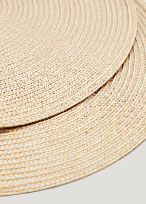 4 Pack Natural Woven Placemats Image 2