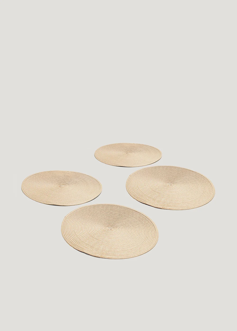 4 Pack Natural Woven Placemats Image 1