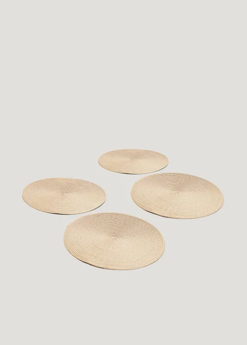 4 Pack Natural Woven Placemats Image 1