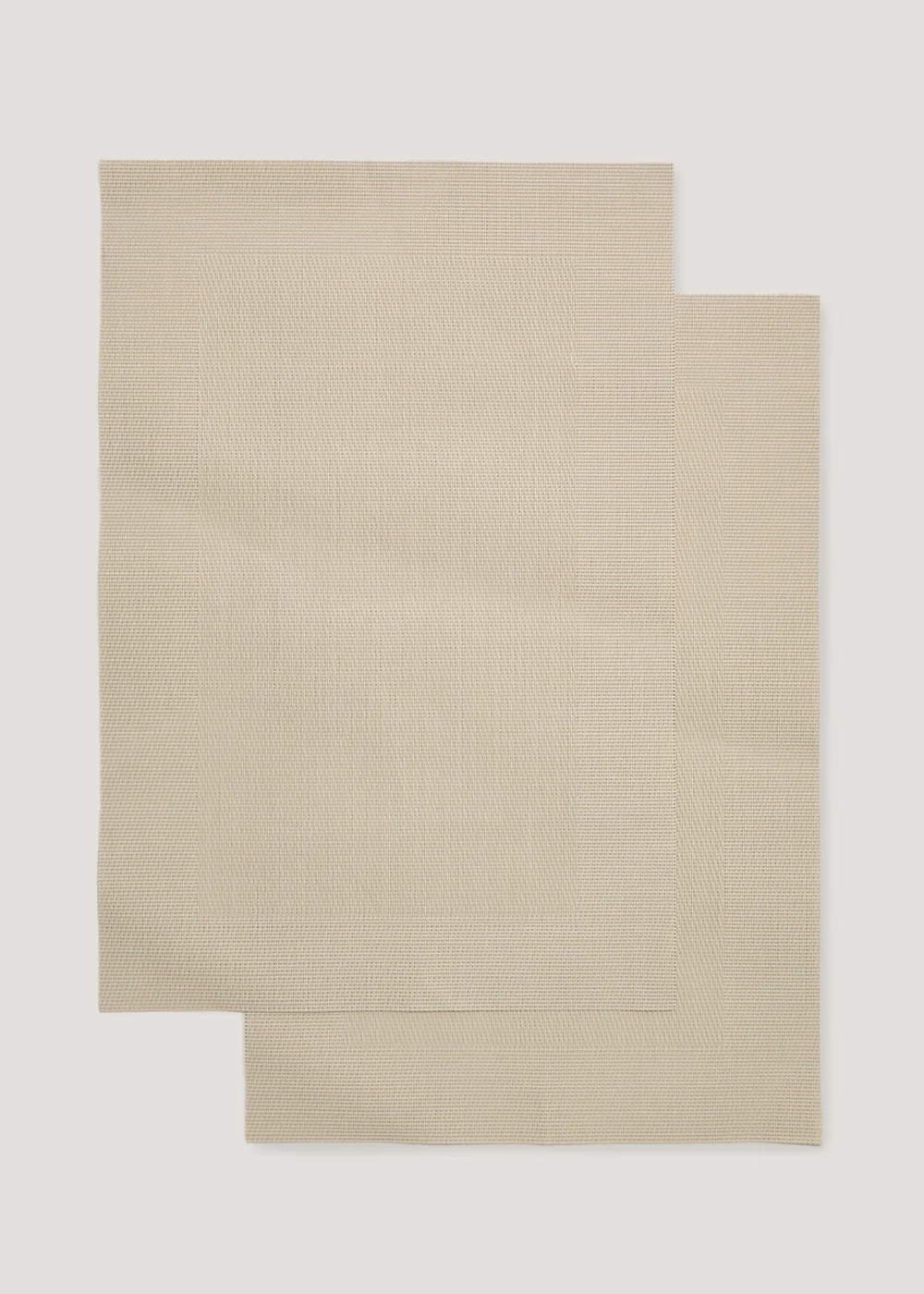 2 Pack Natural Woven PVC Placemats (45cm x 30cm) Image 1