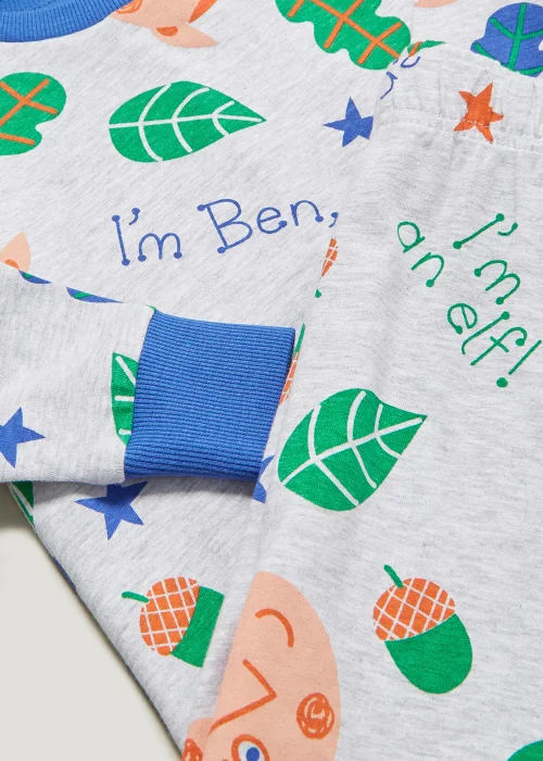 Kids Grey Ben Elf Pyjama Set (9mths-5yrs) - Age 2 - 3 Years Image 2