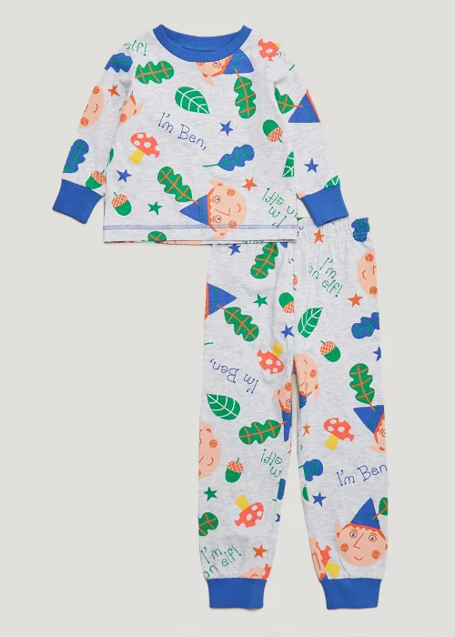Kids Grey Ben Elf Pyjama Set (9mths-5yrs) - Age 2 - 3 Years Image 1