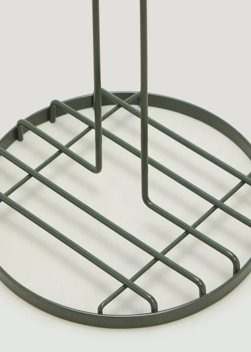 Green Wire Kitchen Roll Holder (16cm x 31cm) Image 2