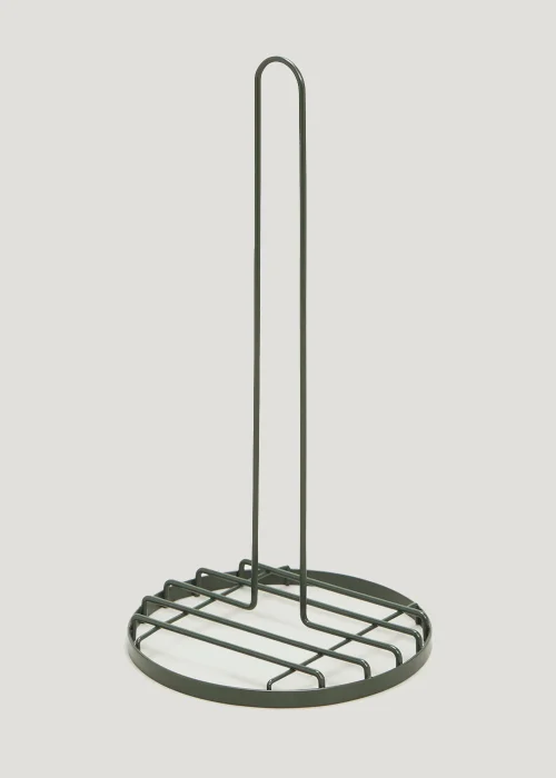 Green Wire Kitchen Roll Holder (16cm x 31cm) Image 1