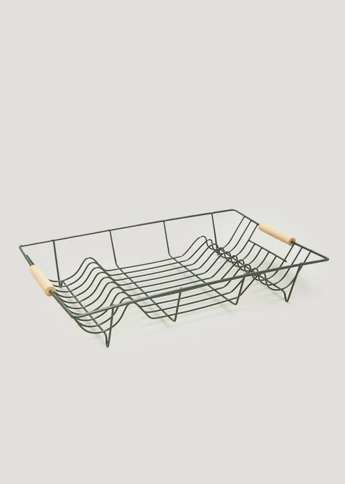 Green Wire Dish Drainer (31cm x 48cm) Image 1