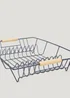Navy Wire Dish Drainer (31cm x 48cm) Image 2
