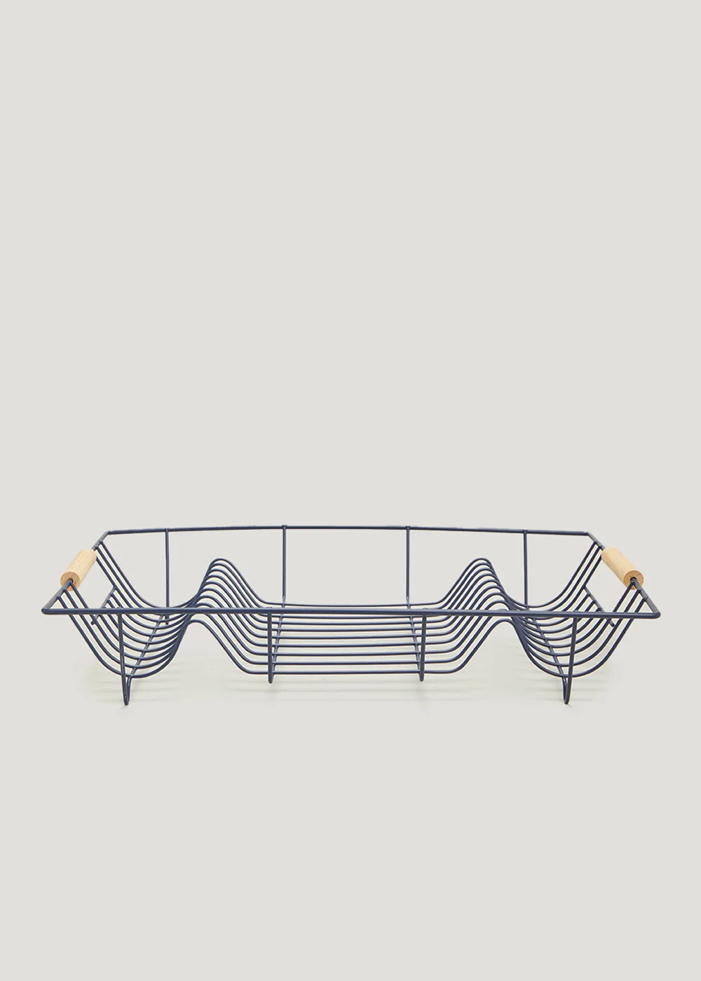 Navy Wire Dish Drainer (31cm x 48cm) Image 1
