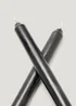 2 Pack Black Dinner Candles (12.5cm) Image 3