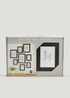 8 Pack Black Wall Hanging Photo Frames Image 2