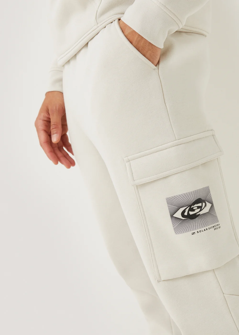 US Athletic Ecru Utility Joggers - Extra small Image 4