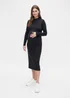 Mamalicious Maternity Eva Black Midi Dress - 8 Image 1