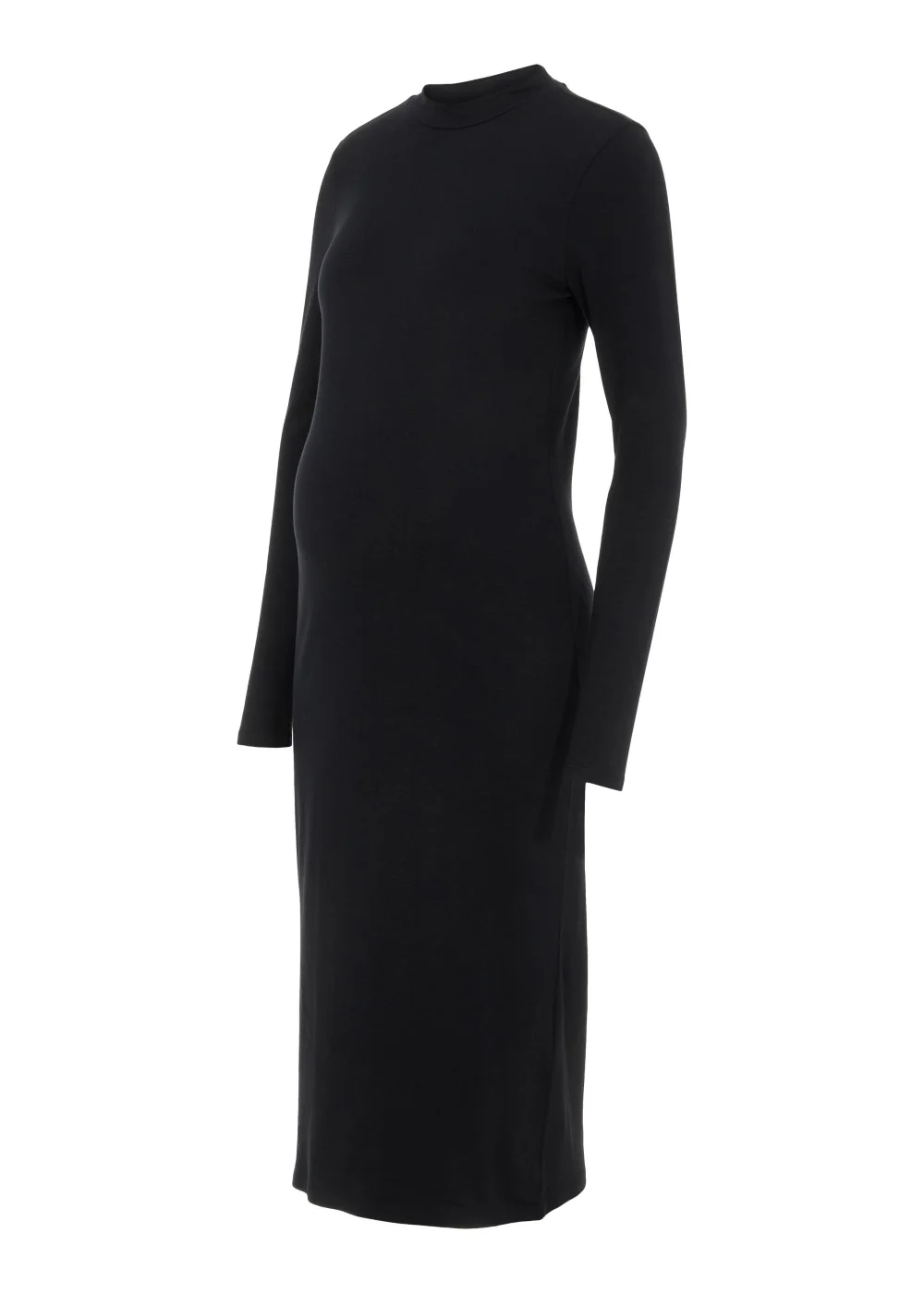Mamalicious Maternity Eva Black Midi Dress - 8 Image 2