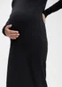 Mamalicious Maternity Eva Black Midi Dress - 8 Image 3