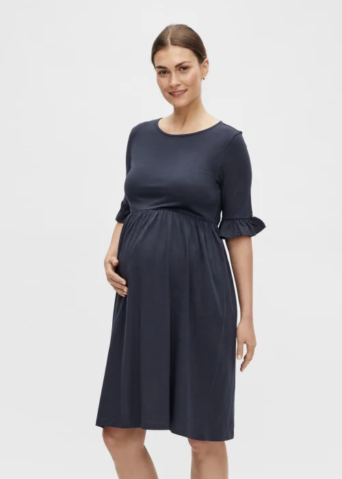 Mamalicious Maternity Hazel Navy Dress - 8 Image 1